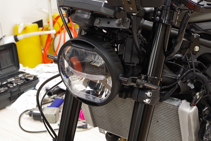 カワサキZX-25R SE（2023） メーターフレームマウント化他