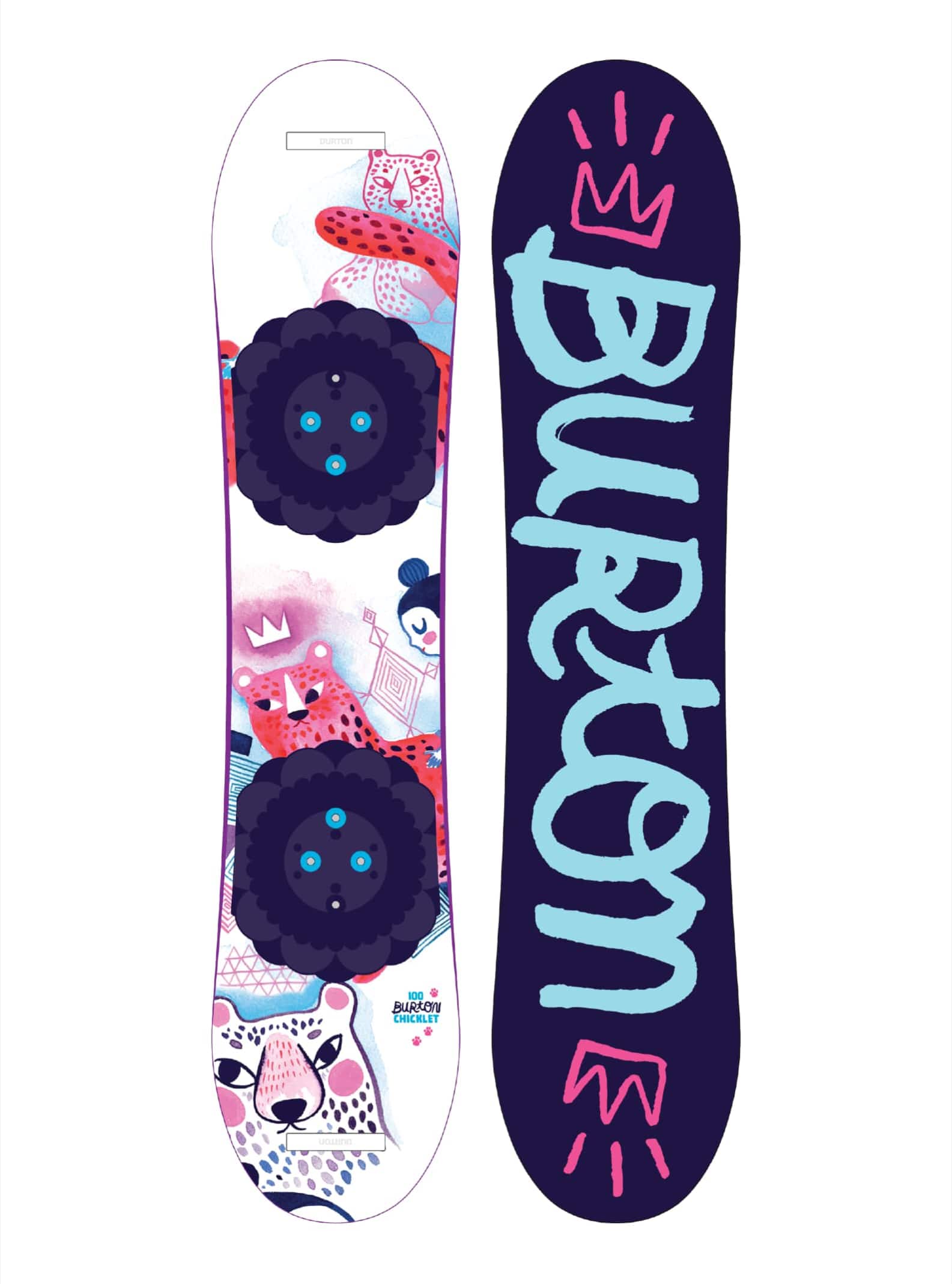 Girls' Burton Chicklet Flat Top Snowboard | Burton.com Winter 2022 JP