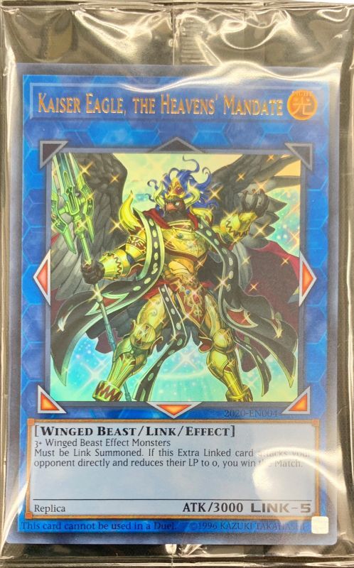 未開封》【遊戯】天元の荒鷲王(Kaiser Eagle, the Heavens' Mandate