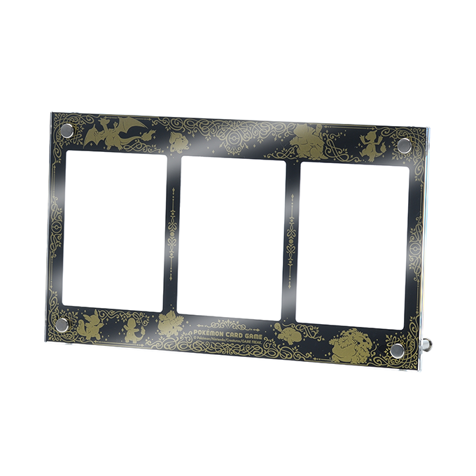 ポケカサプライ】[ディスプレイフレーム]ポケモンカードゲーム 3連