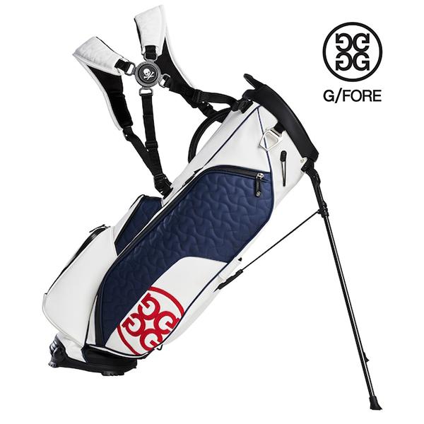 ジーフォア G FORE スタンド キャディバッグ スノー ホワイト トランス