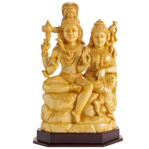 シヴァ神とパールヴァティー女神の像 | ガネーシャ神と開運グッズ