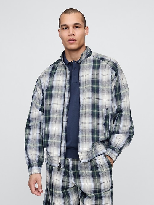 Gap × Malbon Linen-Cotton Bomber Jacket | Gap