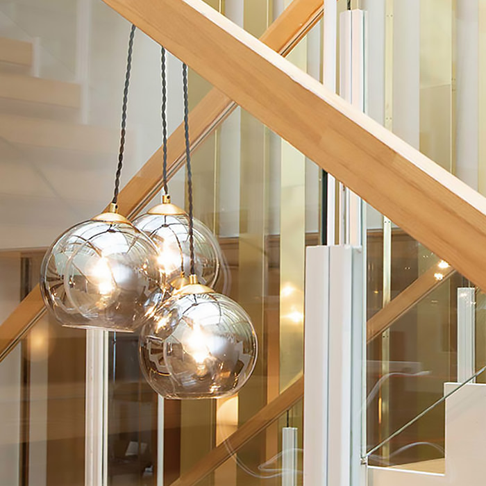 MIRROR3 3灯ペンダントライト | ミラーグレー｜照明のライティング