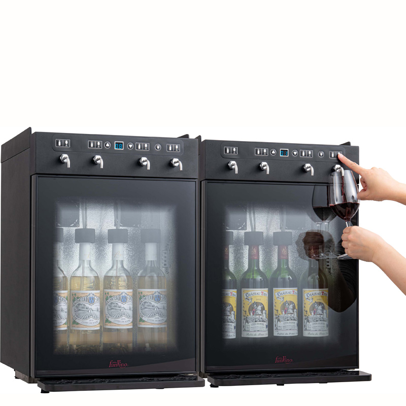 ファンヴィーノ ワイン Sakeサーバー4本用(SC-4B) ブラック/ワインも