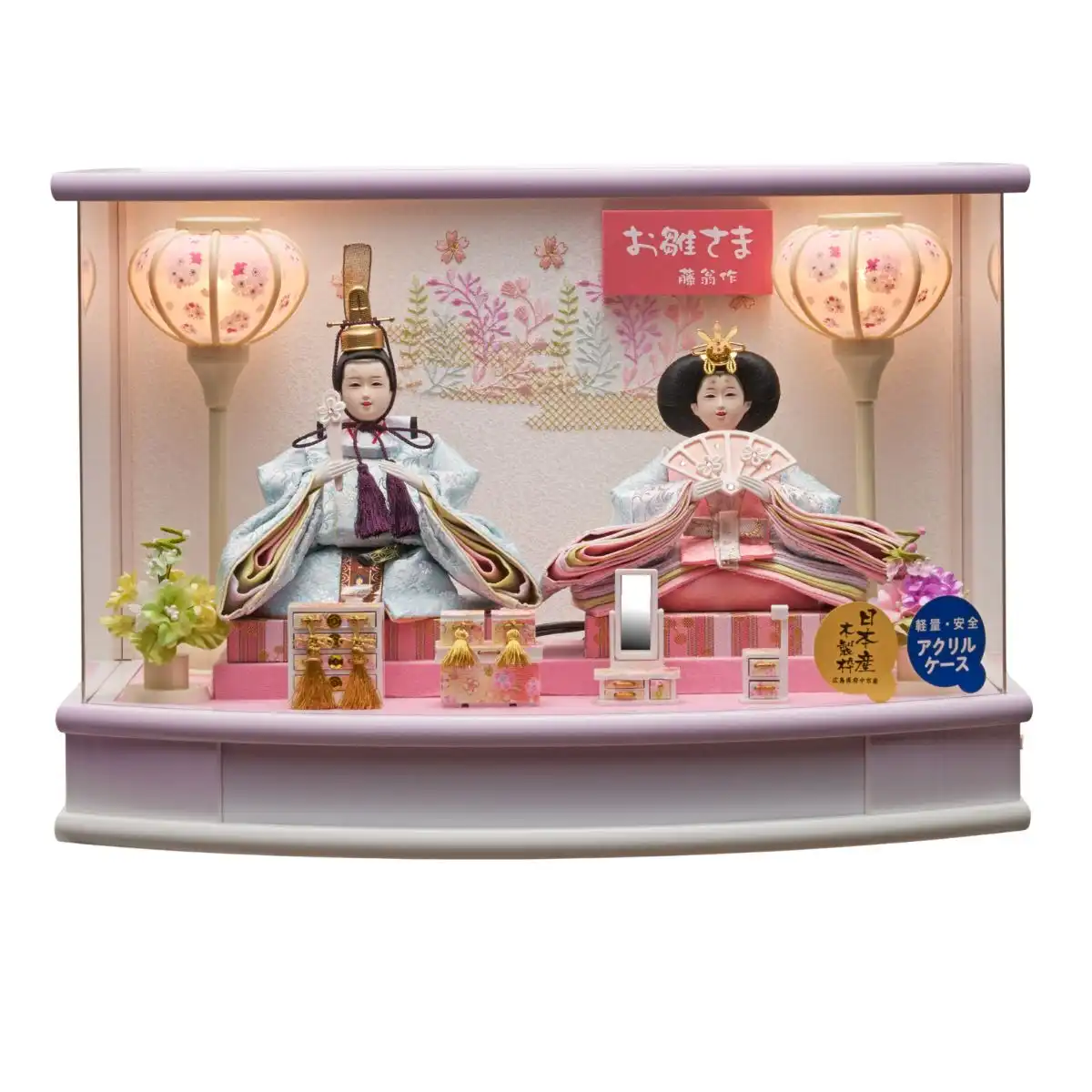 完売しました】雛人形 衣裳着親王アクリルケース飾り おとは｜ギフト