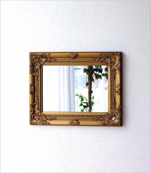 ウォールミラー 壁掛けミラー 鏡 おしゃれ 壁掛け クラシック