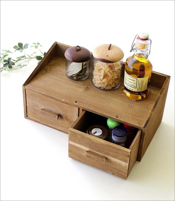 卓上収納 引き出し 木製 卓上チェスト 小物入れ 小物収納ケース