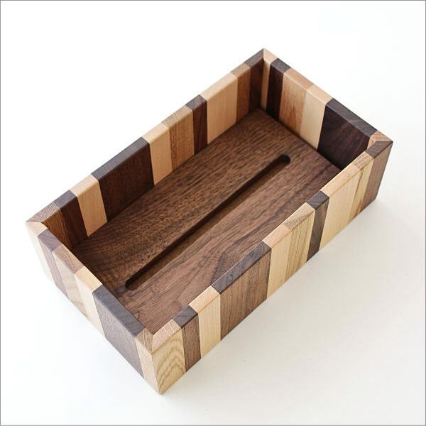 ティッシュケース 木製 おしゃれ ボックス シンプル ナチュラルウッド