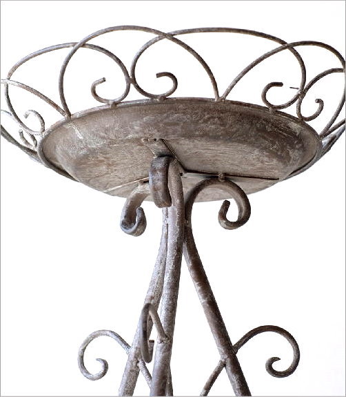 フラワースタンド 花台 バードフィーダー おしゃれ プレート アイアン