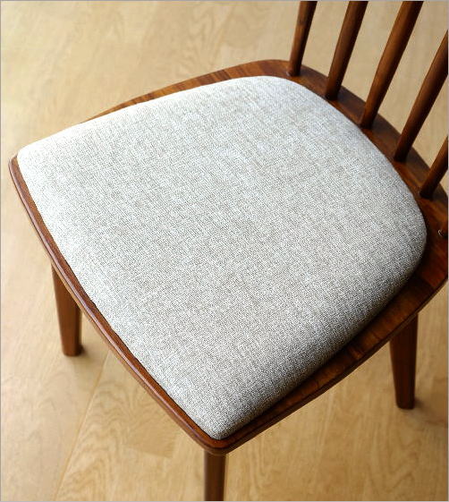 チェアー チーク無垢材 木製 天然木 ダイニングチェア デスクチェア 総