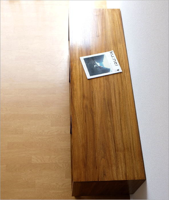 テレビ台 チーク 無垢材 オーディオラック オープン TWローボード150C