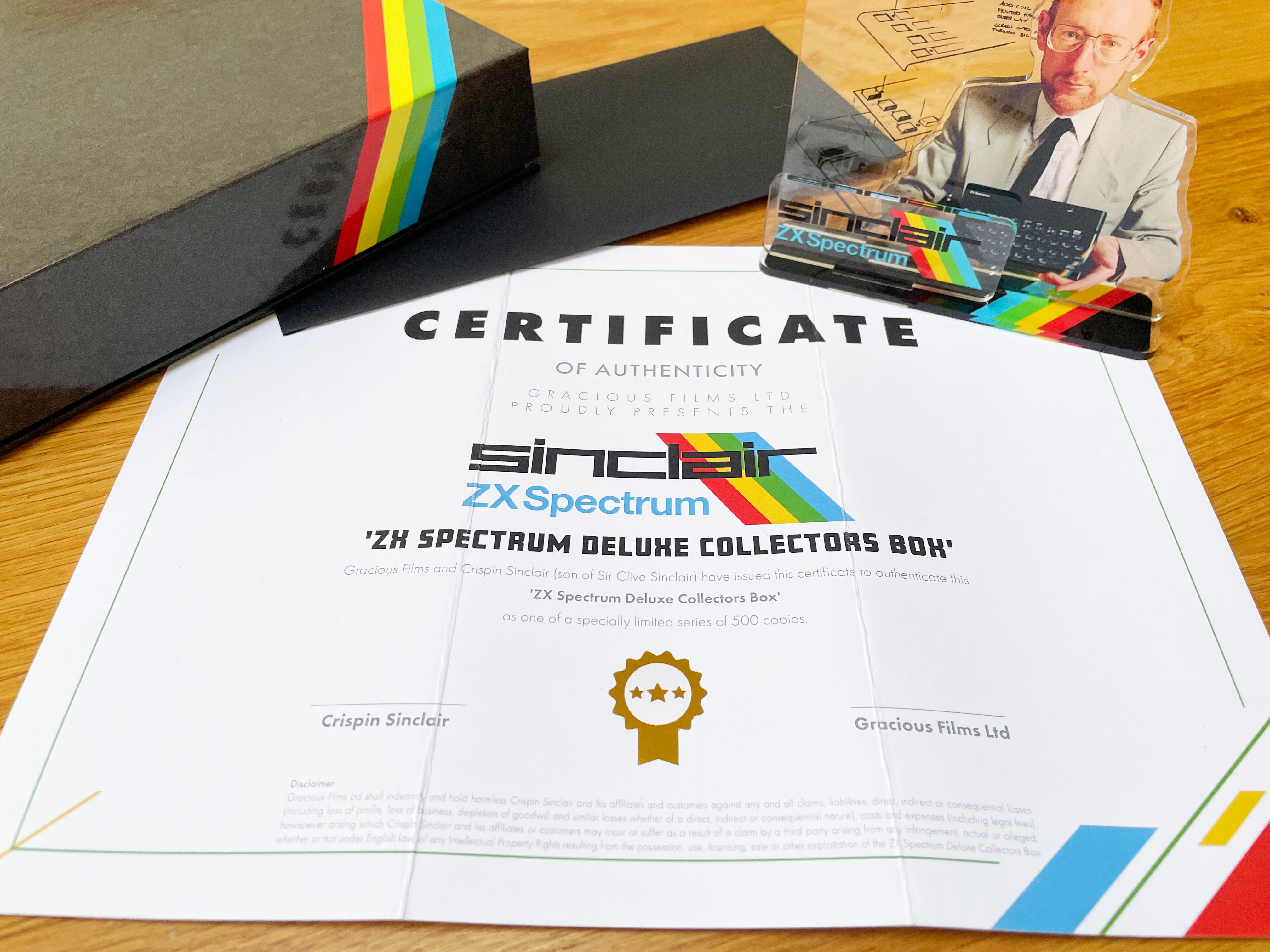 ZX Spectrum Deluxe Collectors Box – Gracious Films Ltd