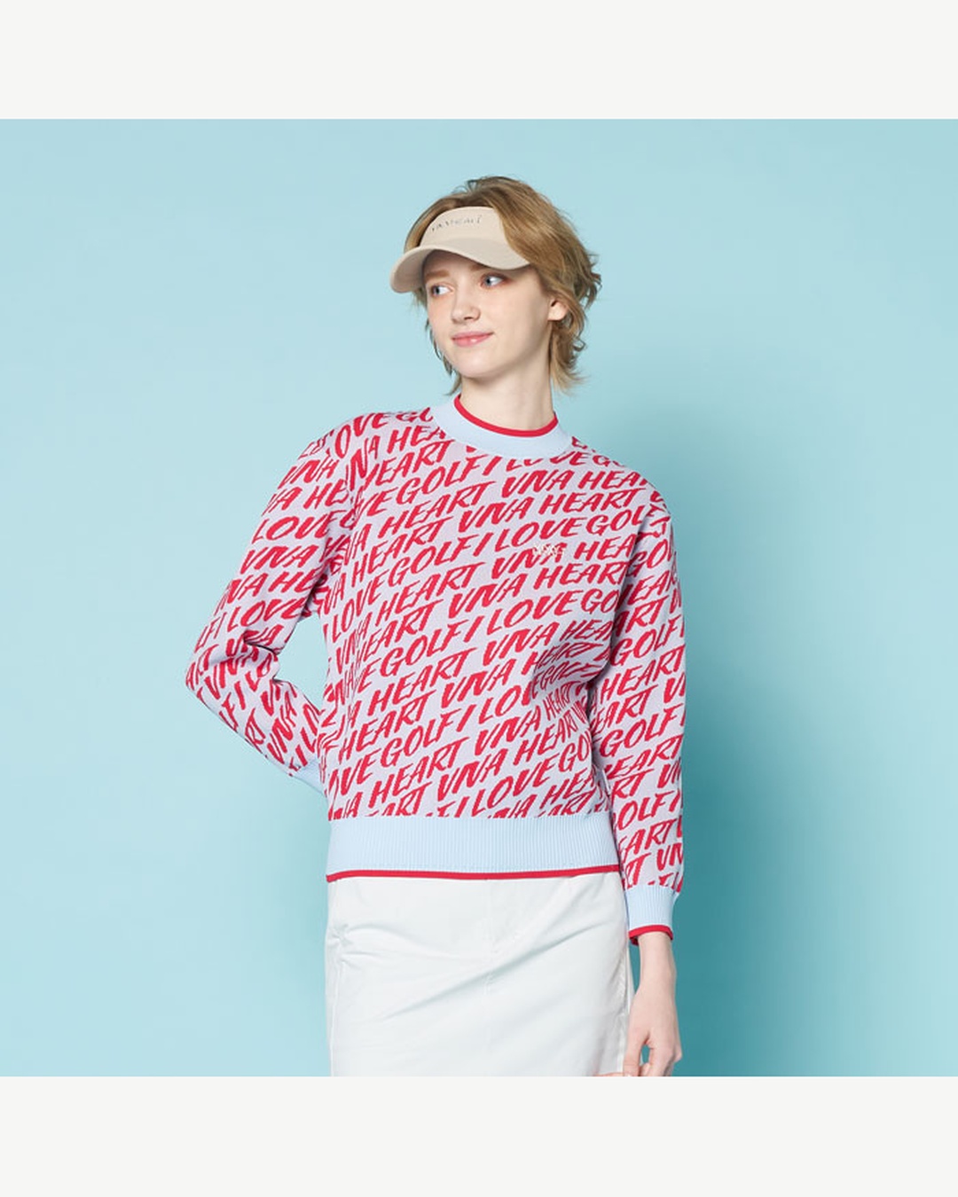 ☆新品☆VIVA HEART ニット ブラック× ピンク サイズ42 ビバハート