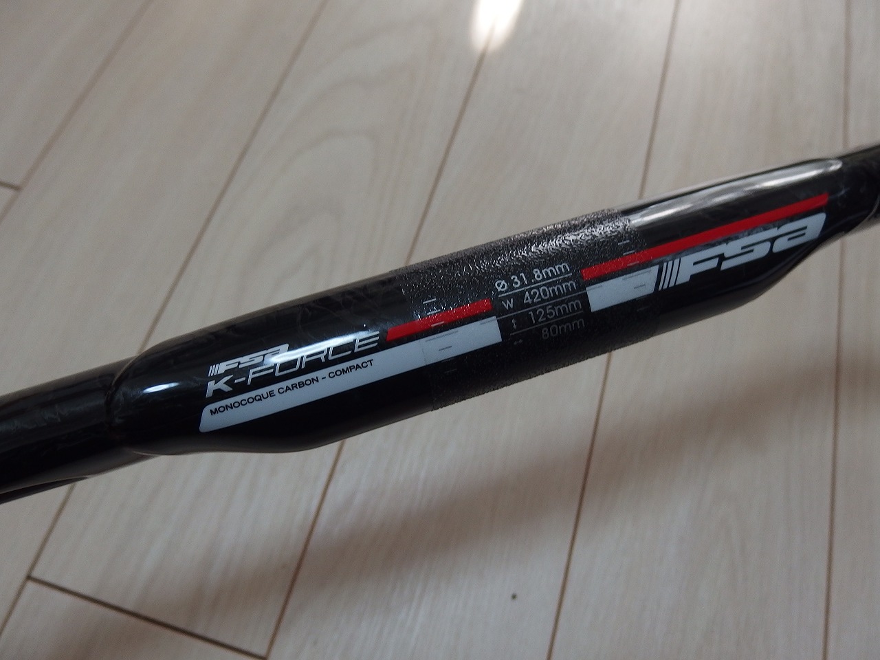 カーボンハンドルへ！”DEDA ZERO100″から”FSA K-FORCE COMPACT”へ換装