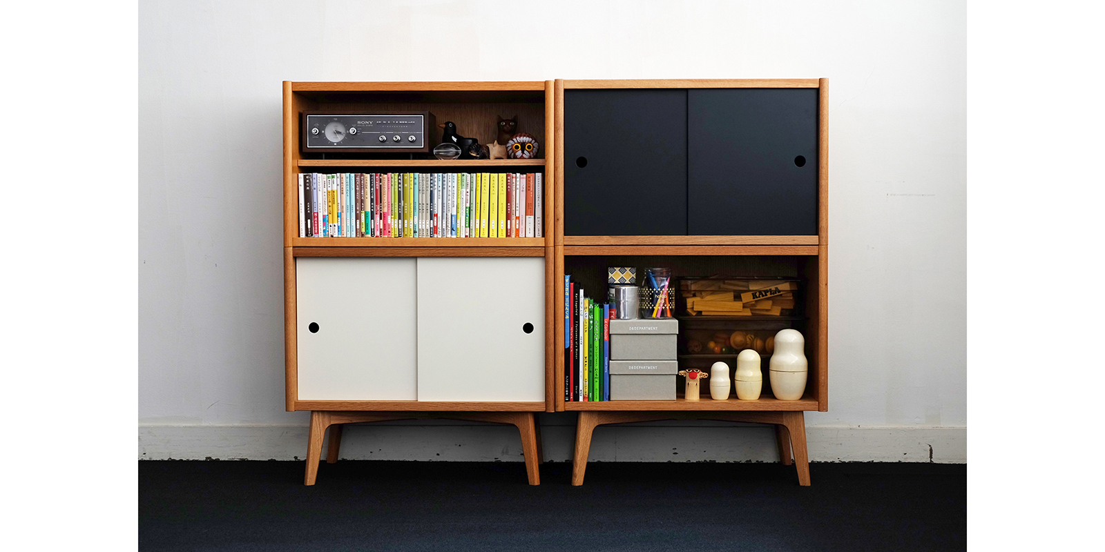 マルニ60+ コンビネーション カラードアシェルフ・WH | D&DEPARTMENT