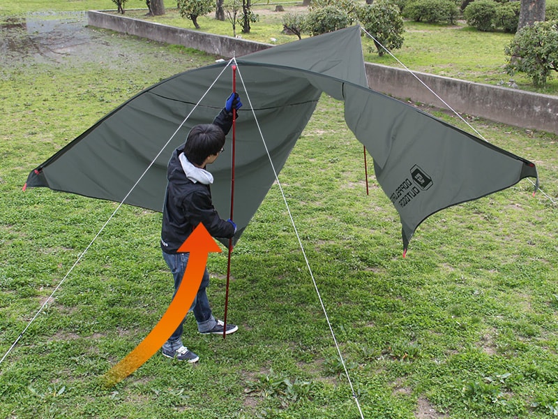 ライダーズコンフォートタープ（グレー）TT5-282 - DOD（ディーオー