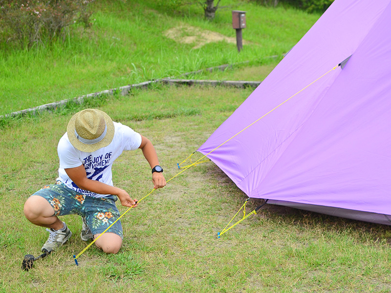 販売終了】ビッグワンポールテント（パープル） - DOD（ディーオー