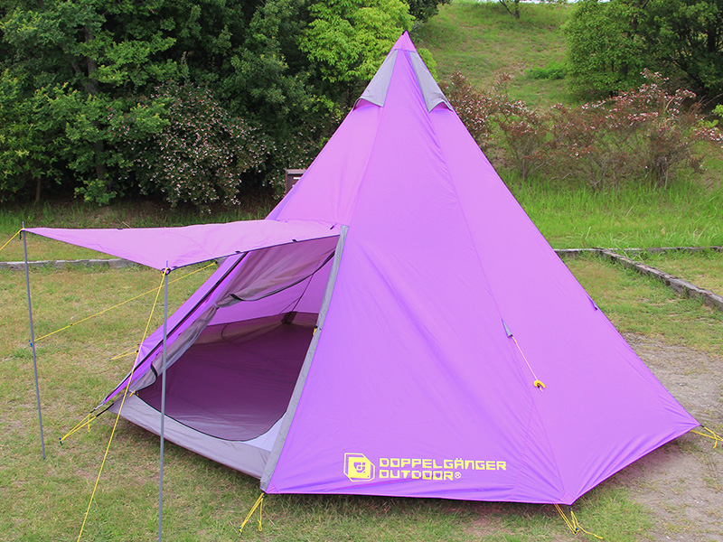 廃盤品 DOD T8-200 パープル ビックワンポールテント キャンプ 【公式