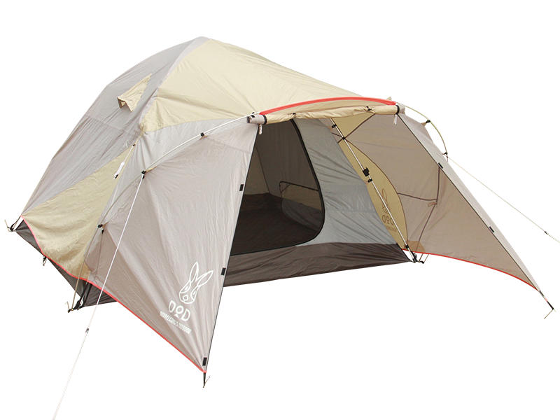 タープ＆前室付ファミリーキャンプ 5人用プレミアムワンタッチテント