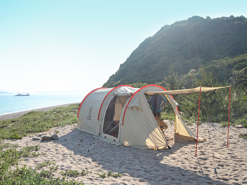 販売終了】カマボコテントミニ（ベージュ） T3-488 - DOD（ディーオー