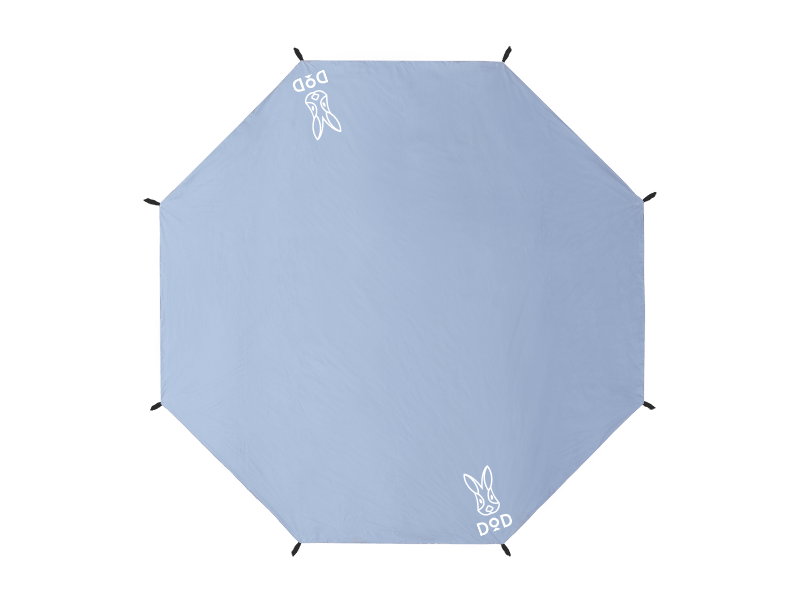 販売終了】タケノコテントミニ用グランドシート GS5-586-GY - DOD