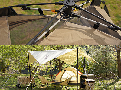 ワンタッチテント（ブラック） T2-629-BK - DOD（ディーオーディー