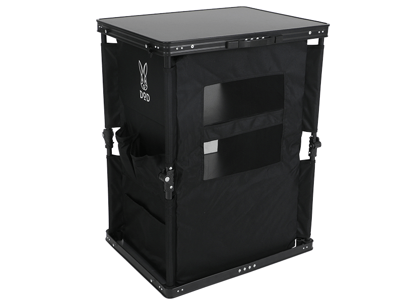 マルチキッチンテーブル（ブラック） TB1-38-BK - DOD（ディーオー