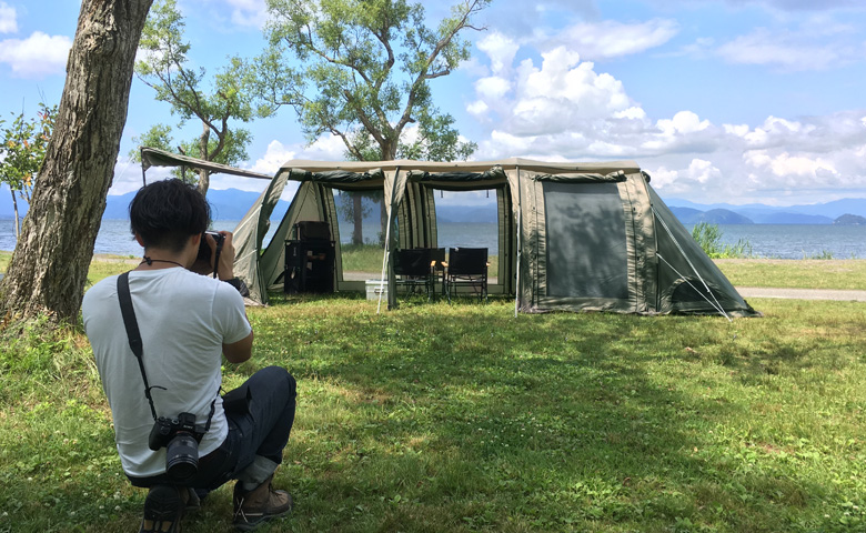 カマボコテントKUE（クエ）の撮りたて画像大公開！！ - DOD JOURNAL