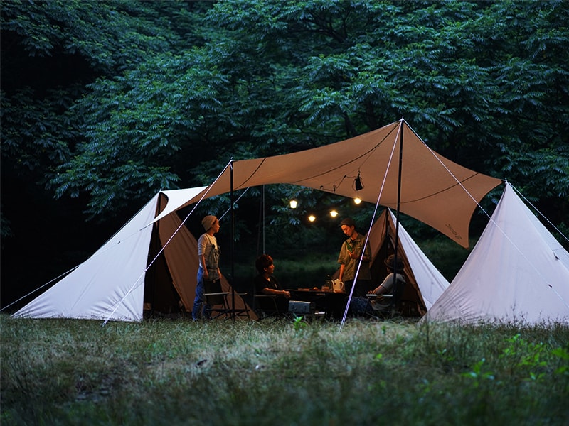 ビッグタープポール（ブラック） XP5-507K - DOD（ディーオーディー