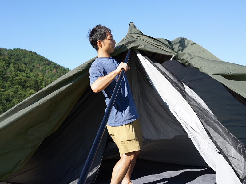 ヤドカリテント（カーキグレー） T6-662-GY - DOD（ディーオーディー