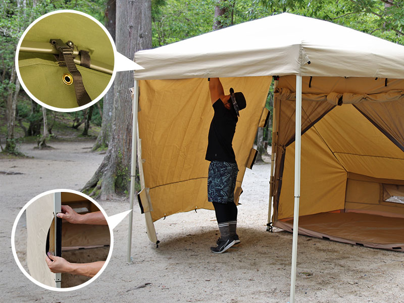 販売終了】TCサイドパネルM（タン） PL5-678-TN - DOD（ディーオー