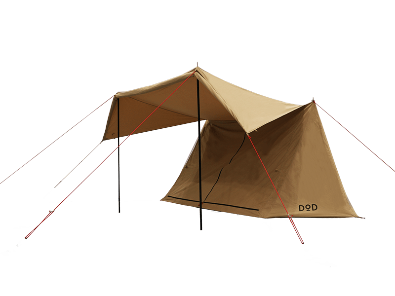 販売終了】パップフーテント2（タン） T2-670-TN - DOD（ディーオー