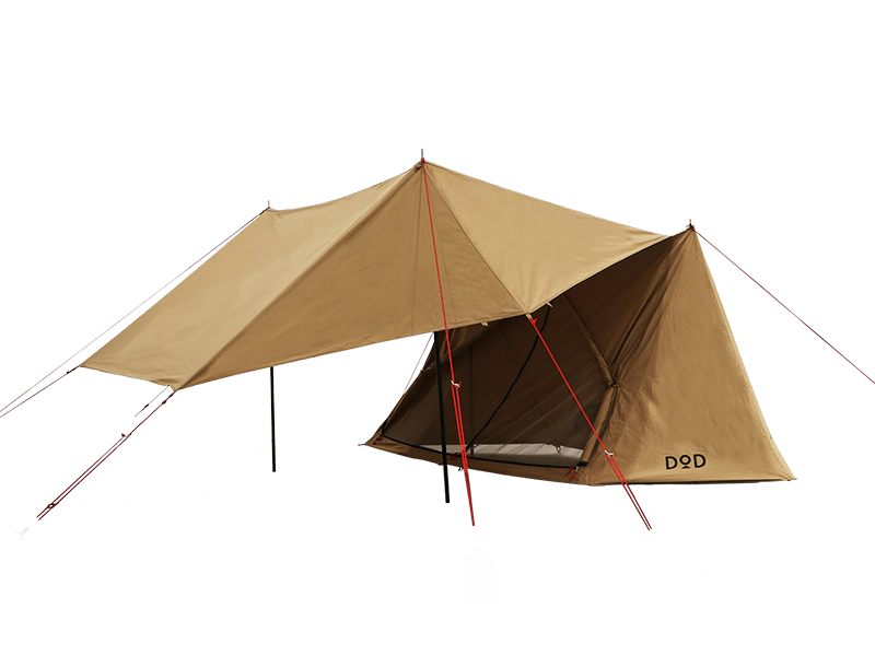 販売終了】パップフーテント2（タン） T2-670-TN - DOD（ディーオー