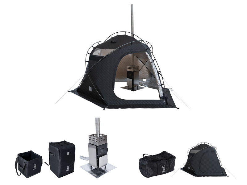 テントサウナセット ウササウナナウ SS4-066-BK - DOD（ディーオー