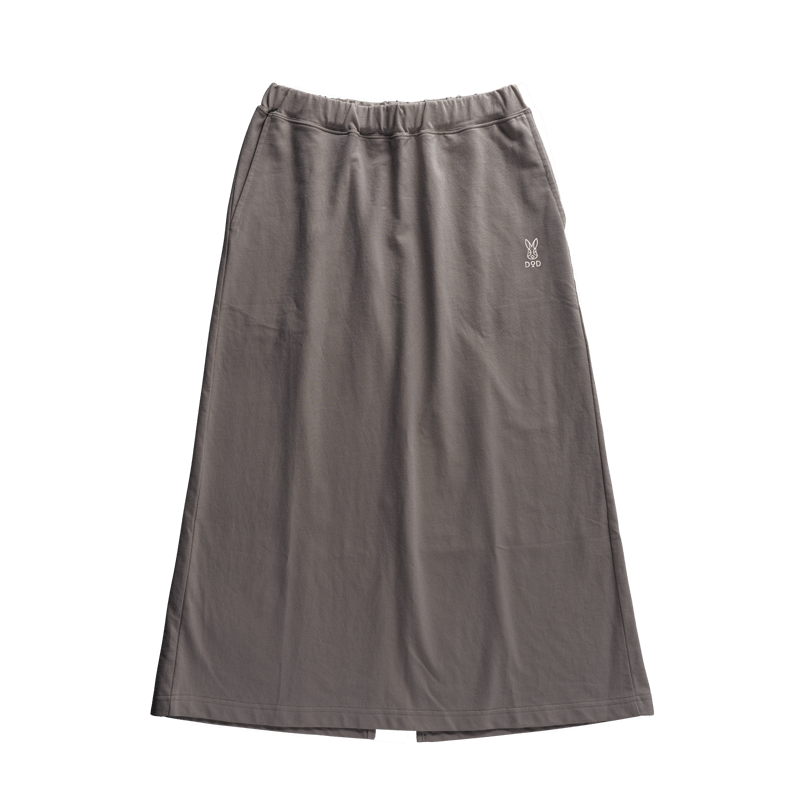 ウサロゴスカート(アイボリー/チョコブラウン/ブラック/グレー）SK118