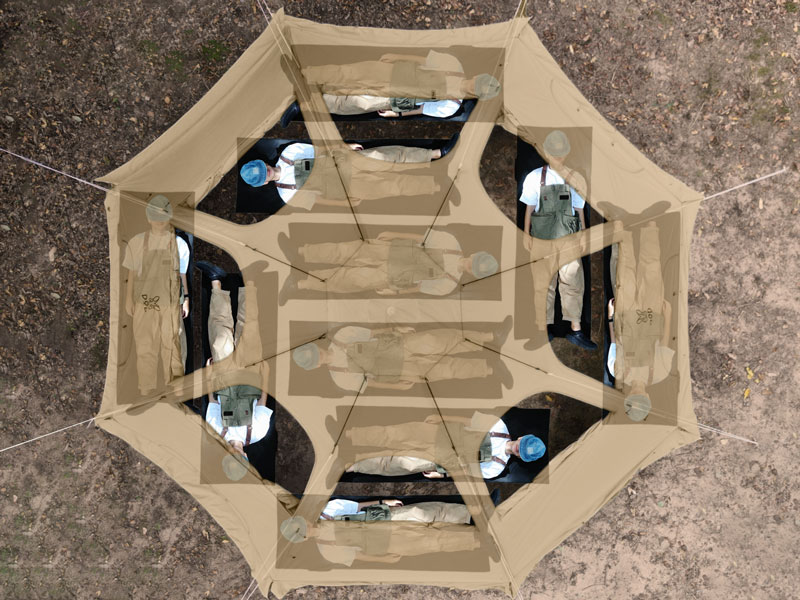 レンコンテント2L（カーキ） T5-737-KH - DOD（ディーオーディー