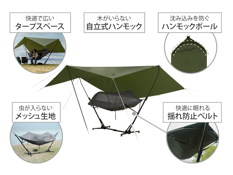 トゥリーイラヘン（カーキ） T1-898-KH - DOD（ディーオーディー