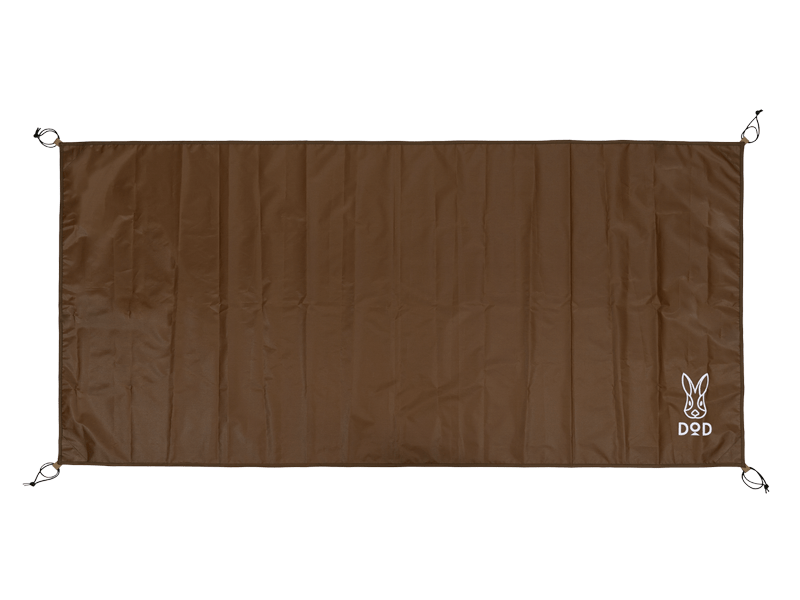 パップフーテント3用グランドシート GS1-967-BR - DOD（ディーオー