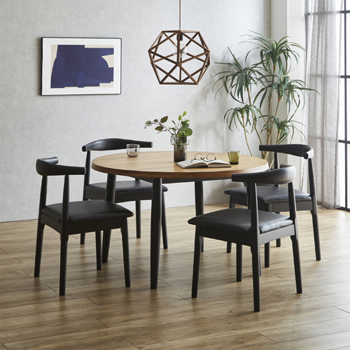 モダンなダイニングチェアー!2脚組!ブラック色! DC-MK-BK 後藤家具物産