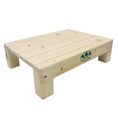 木製 踏み台 LS-H004 (株)アイピーシー 木製踏台 高さ120mm