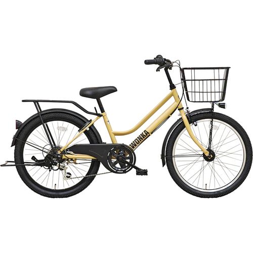 北海道店舗受取限定】自転車 ジュニア軽快 ワイドタイヤ ウォンカ 22