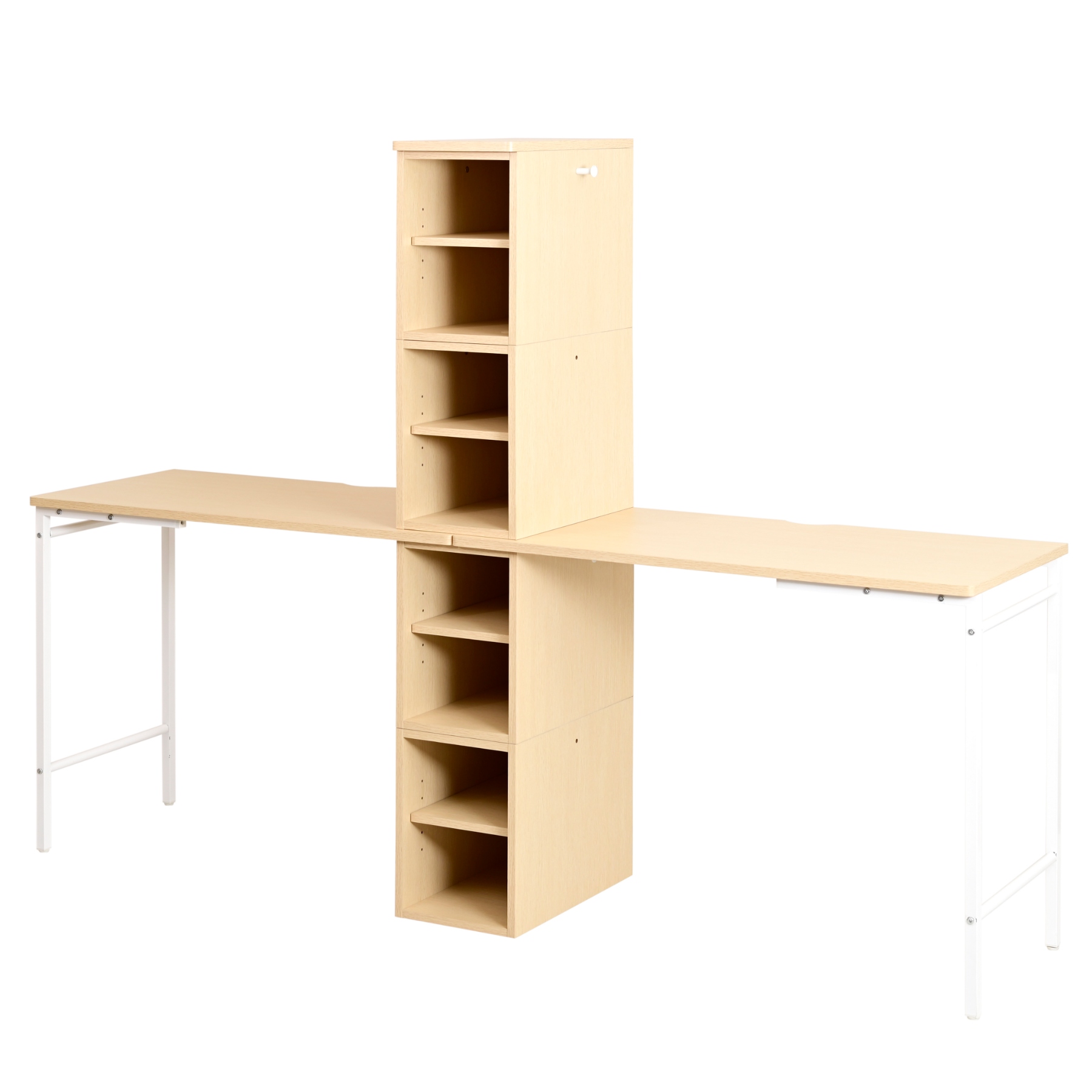 デスク ツインデスク 高さ調整 大人 子供 2人 UNI-0008SET-NAWH JK