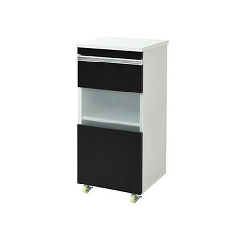キッチンワゴン キッチン 隙間収納 コンセント付き FKC-0005-WHDB JK