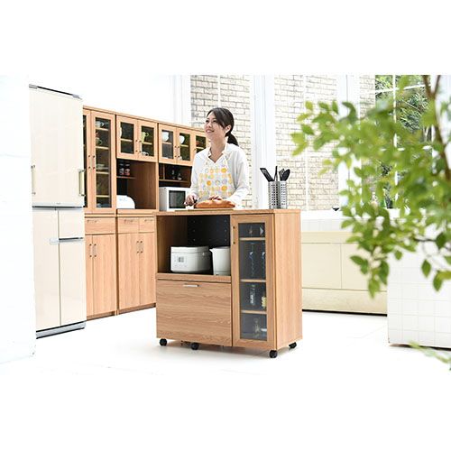 カウンターキッチン キッチンカウンター 幅90 高さ90 FAP-1022-NABK JK