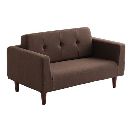 シンプルな2人掛けコンパクトソファ SH-07-CPS--BR ホームテイスト