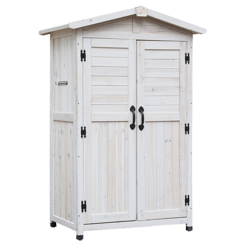 三角屋根収納庫 KGRS1600 ホワイト SST 収納庫 ホワイト