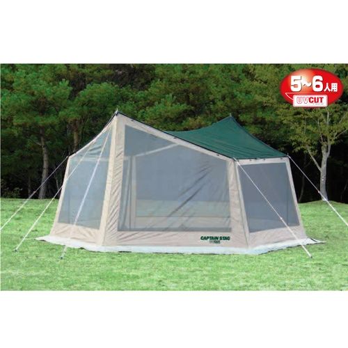 ヘキサメッシュタープUV M-3150 CAPTAIN STAG テント タープ