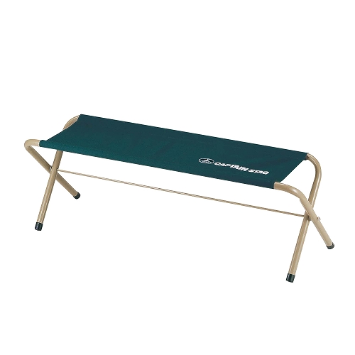 CS フォールディングベンチ(グリーン) M-3879 CAPTAIN STAG レジャー