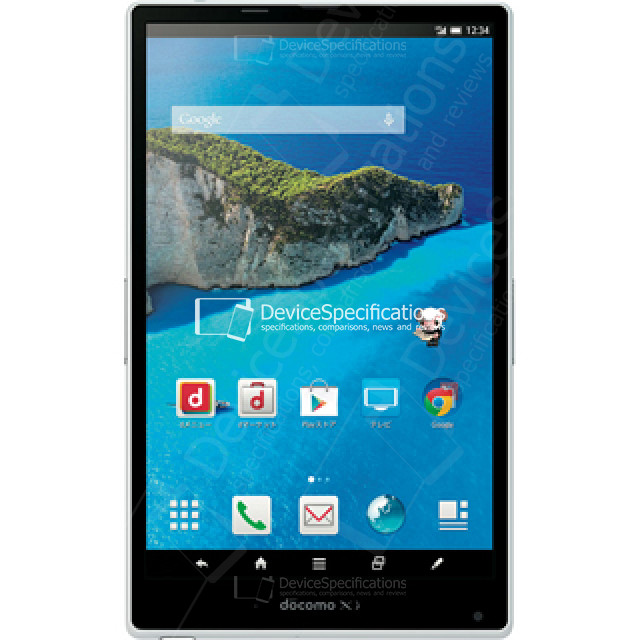 Sharp Aquos Pad SH-06F - Specifications